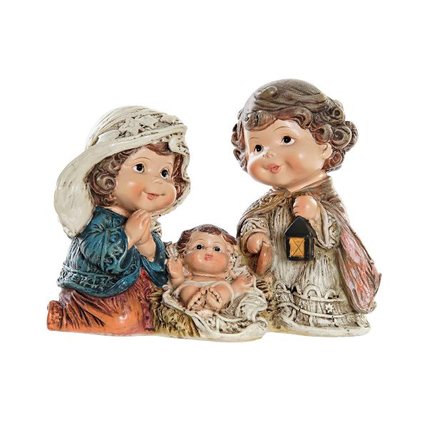 presepe completo colorato in resina natività completa con giuseppe maria e gesuù