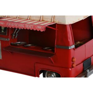 Modellino camion gelati in metallo colore rosso - Image 3