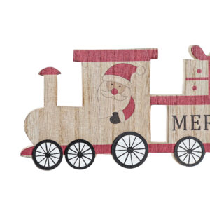 treno natale in legno