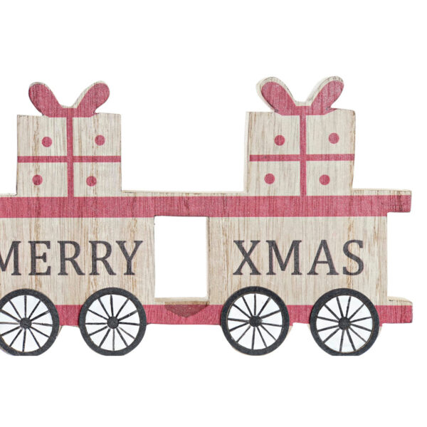 treno natale in legno