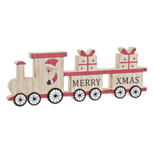 treno natale in legno