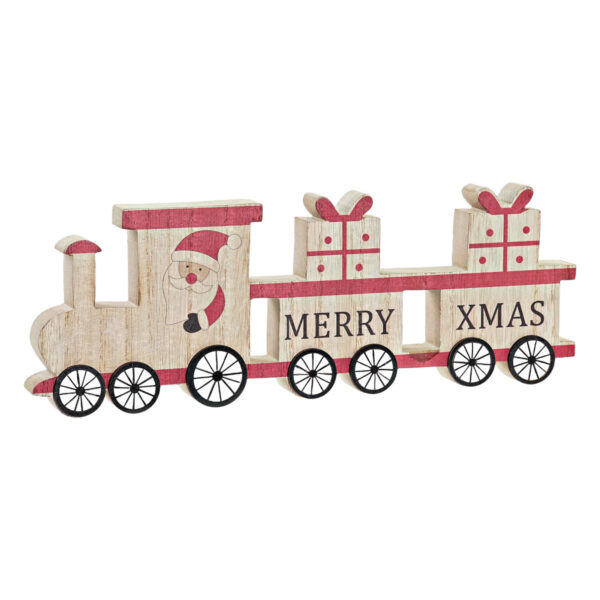 treno natale in legno