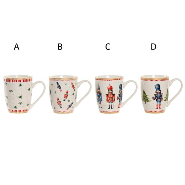 Tazza natalizia soldato schiaccianoci in porcellana tazza natale soldato schiaccianoci