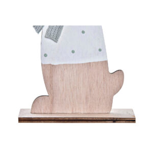 Renna in Legno Decorativa con Sciarpa – Decorazione Natalizia - Image 3