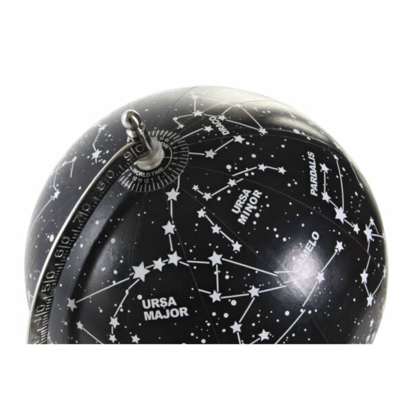 mappamondo nero astronomico