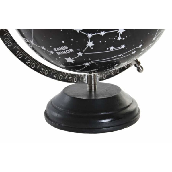 mappamondo nero astronomico