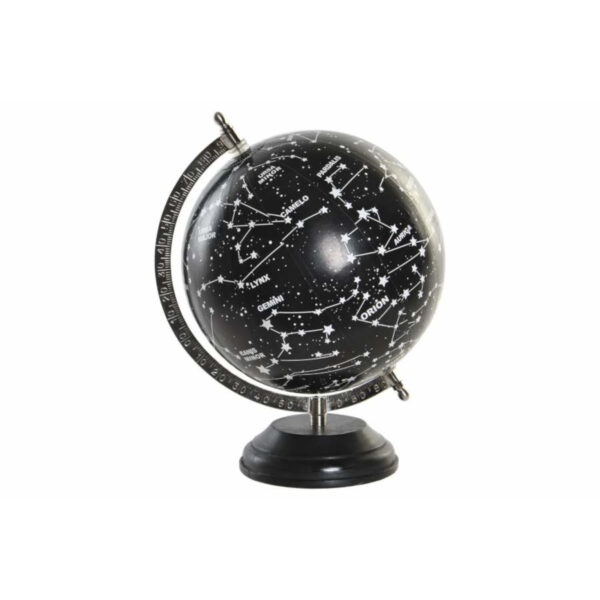 mappamondo nero astronomico
